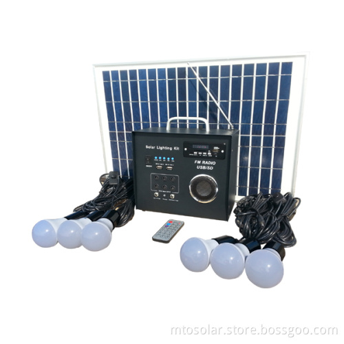 30w solar energy system with radio